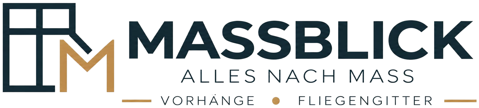 Massblick massgeschneiderte Vorhänge Logo