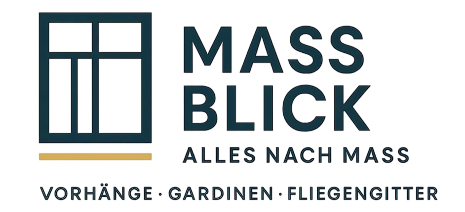 Massblick massgeschneiderte Vorhänge Logo